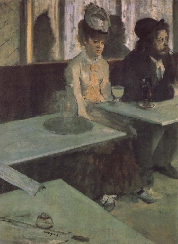 Edgar Degas The Absinth Drinker Norge oil painting art